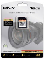 Pny 16GB SDHC (P-SDHC16G10-EF)